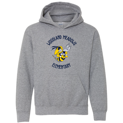 Youth Gildan Heavy Blend Hooded Sweatshirt -- Graphite Heather