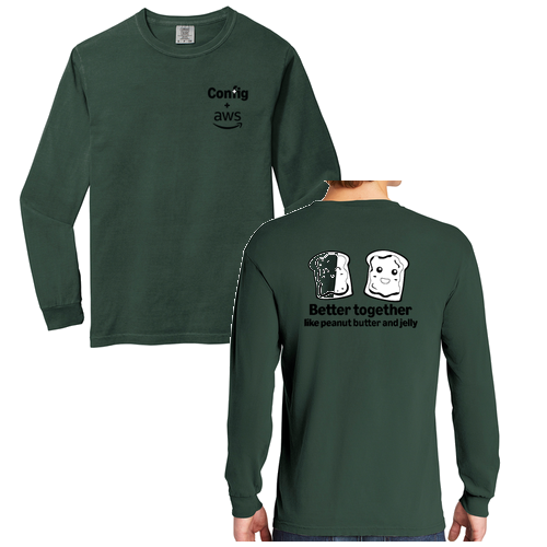 Comfort Colors Ringspun Long Sleeve Tee -- Blue Spruce