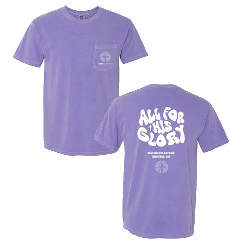 Comfort Colors Unisex Garment-Dyed Heavyweight Pocket T-Shirt -- Violet