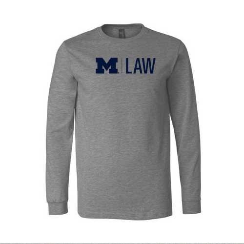 Bella+Canvas Unisex Heather Cvc Long Sleeve Tee- Heathers -- Deep Heather