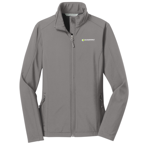 Women's Port Authority Core Soft Shell Jacket -- Deep Smoke
