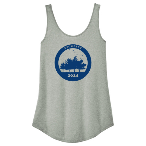District Women's Perfect Triblend Relaxed Tank -- Heathered Grey