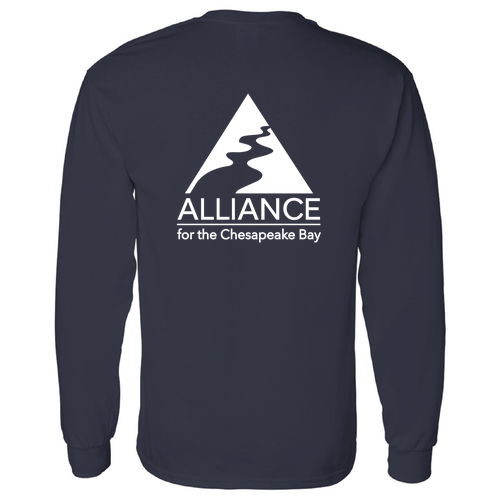 Gildan Heavy Cotton Longsleeve Basic T-Shirt -- Navy