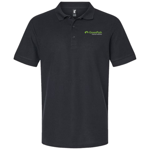 Gildan Unisex Pique Polo -- Black