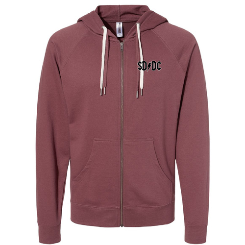 For Those About to Rock Adult Full Zip Hooded Sweatshirt