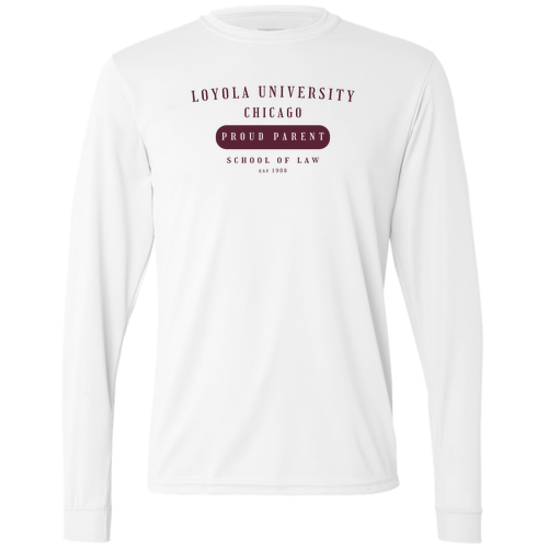 Class of '26 Proud Parents Performance Long sleeve -- White