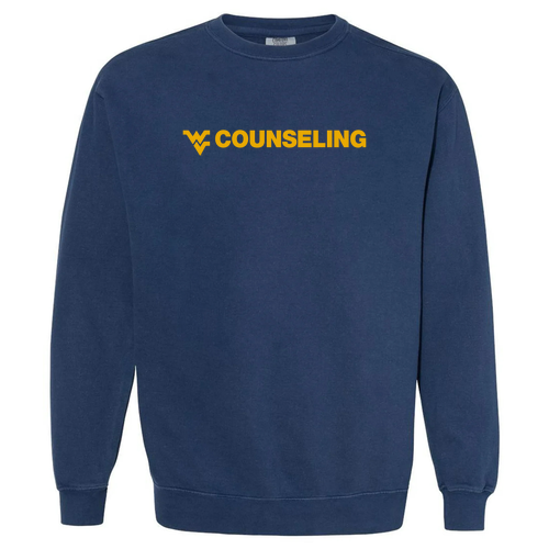Comfort Colors Adult Crewneck Sweatshirt -- True Navy