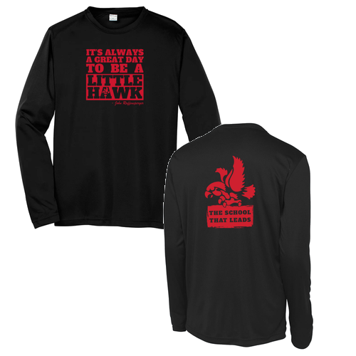 Sport Tek Long Sleeve Competitor -- Black