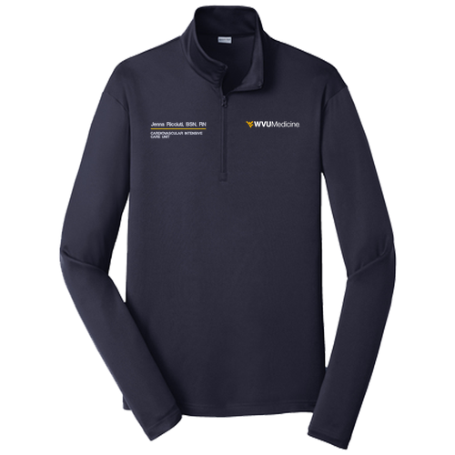 Sport-Tek PosiCharge Competitor Quarter Zip Pullover -- True Navy