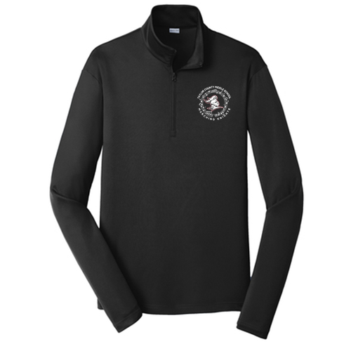Sport-Tek PosiCharge Competitor Quarter Zip Pullover -- Black