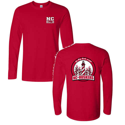 Adult NC Husker Long Sleeve Tee