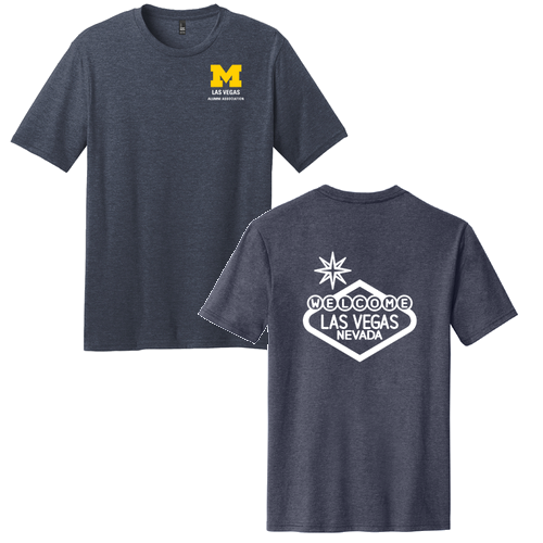 District Made Soft Perfect Blend Tee -- Heathered Navy, Sign