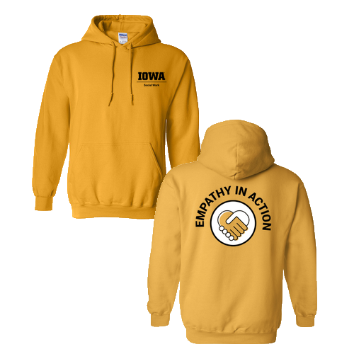 Gildan Heavy Blend Hooded Sweatshirt -- Gold