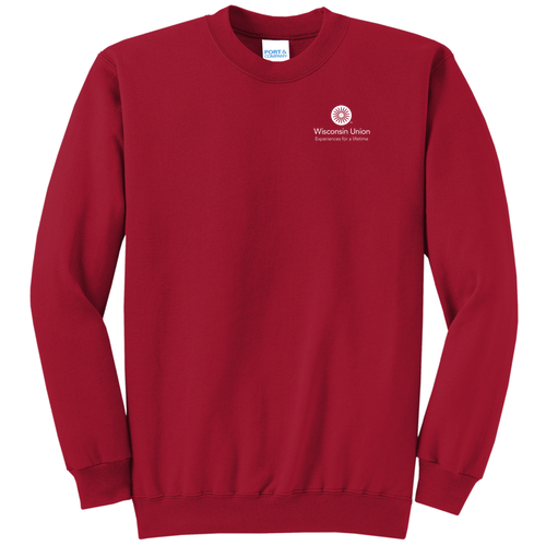 Port and Company Classic Crewneck Sweatshirt -- Red