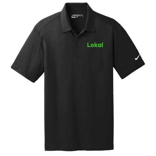 Nike Golf Dri Fit Vertical Mesh Polo -- Black