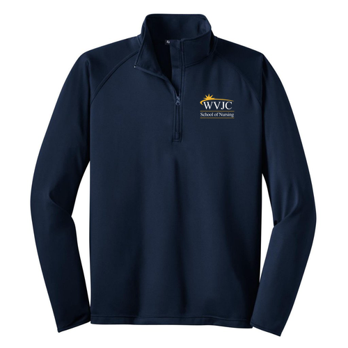 Sport Tek Sport Wick Stretch Half Zip Pullover -- True Navy
