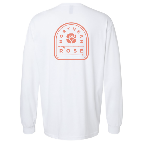 Northern Rose Gildan SoftStyle Long Sleeve T-Shirt -- White