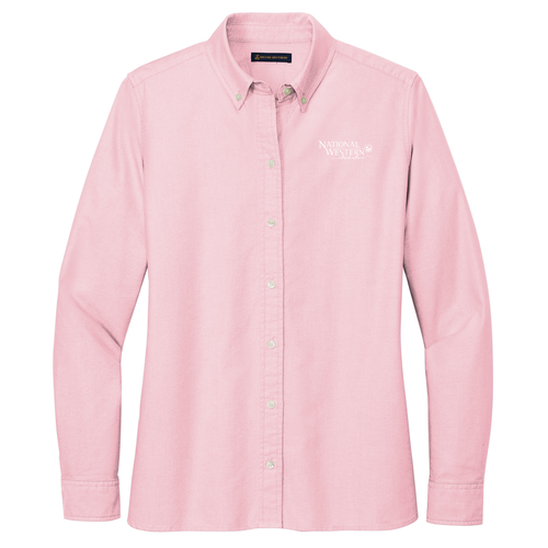Brooks Brothers Women's Casual Oxford Cloth Shirt -- Soft Pink