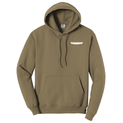 Port and Company Core Fleece Pullover Hooded Sweatshirt -- Coyote Brown
