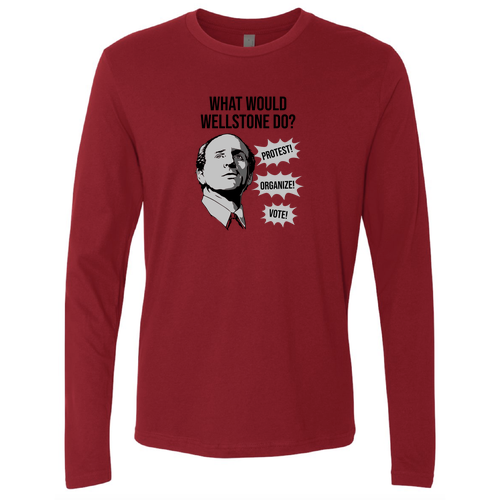 Next Level Apparel Premium Fitted Long Sleeve Crew -- Cardinal