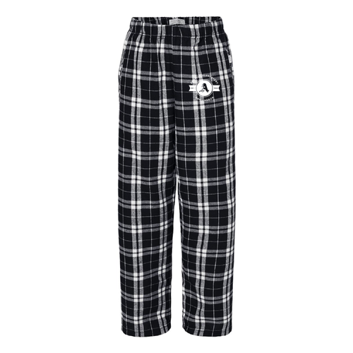 Boxercraft Youth Flannel Pants -- Black / White