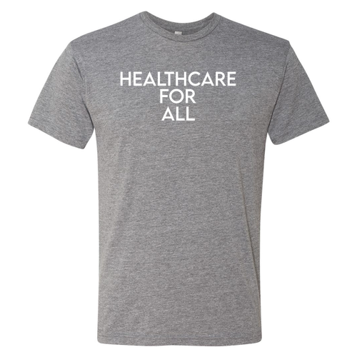 Mens/Unisex Next Level Soft Fitted Triblend Tee -- Premium Heather, Healthcare for All