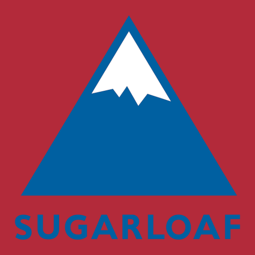 Sugarloaf Logo 2 Blue Ink -- Long Sleeve Red