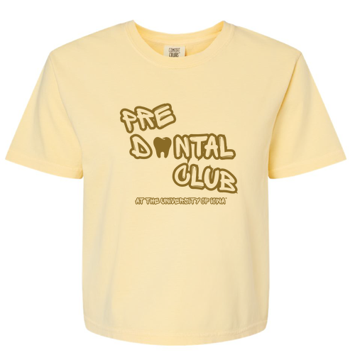 Comfort Colors Women's Garment-Dyed Heavyweight Boxy Tooth T-Shirt -- Butter