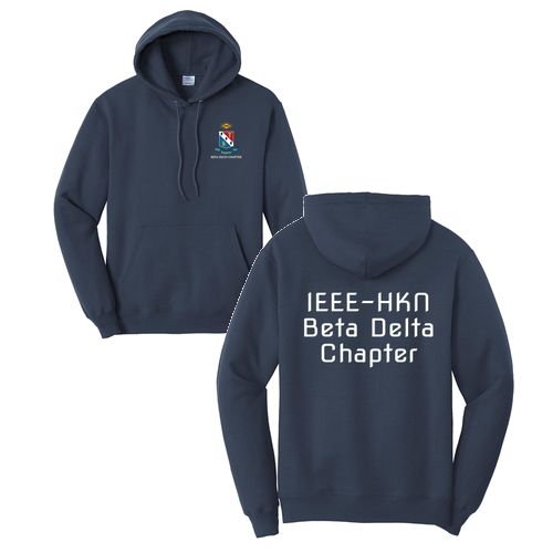 Port and Company Core Fleece Pullover Hooded Sweatshirt -- Navy