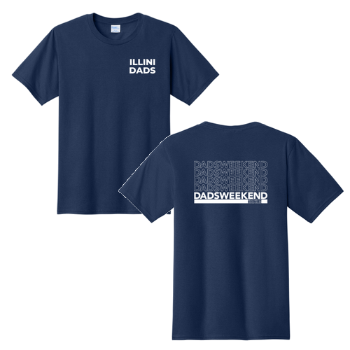 Dad's Weekend Short Sleeve Tee -- Team Navy