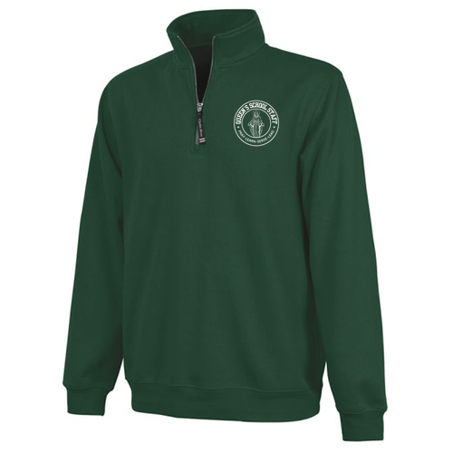 Charles River Crosswind Quarter Zip Sweatshirt -- Forest