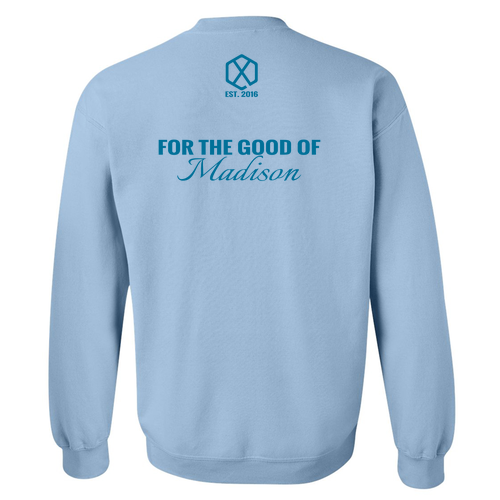 Gildan Heavy Blend Crew Neck Sweatshirt -- Light Blue