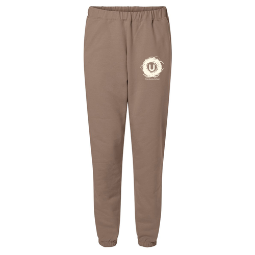 Gildan Midweight Fleece Pocket Sweatpants -- Brown Savana