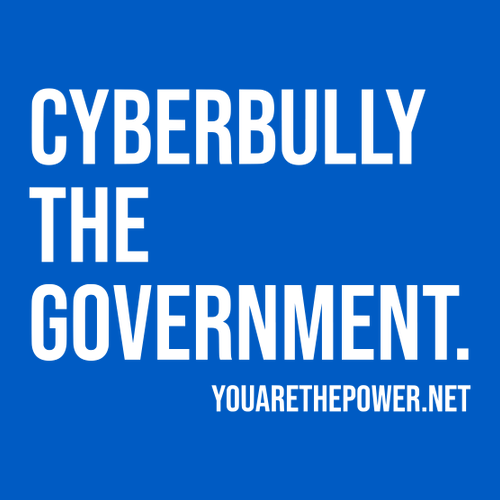 Cyberbully The Government Long Sleeve Tee -- Royal