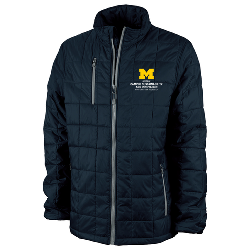 Charles River Lithium Quilted Jacket -- Navy / Grey, $97