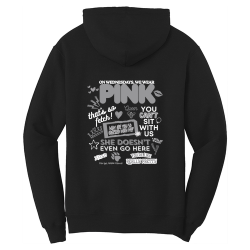 Port and Company Core Fleece Pullover Hooded Sweatshirt -- Jet Black