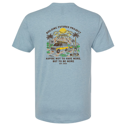 Next Level Mens TriBlend Tee (Van) -- Stonewash Denim