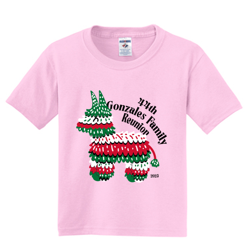 Youth Jerzees Youth 50/50 Heavyweight T-Shirt -- Classic Pink
