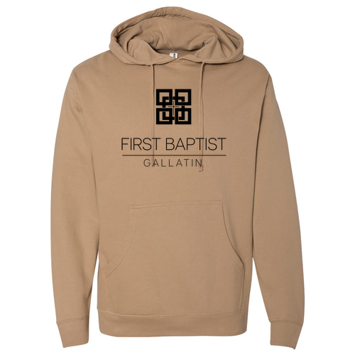 Independent Trading Midweight Hooded Sweatshirt -- Sandstone