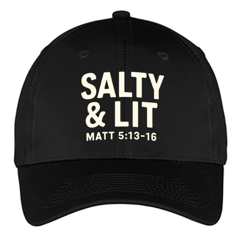 Port and Company 6-panel Twill Hat -- Black
