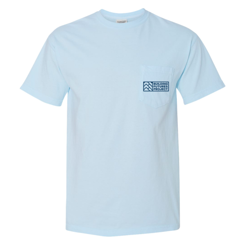 Comfort Colors Unisex Garment-Dyed Heavyweight Pocket T-Shirt -- Chambray