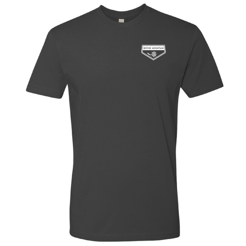 Boyne Mountain Logo 2 White Ink -- Short Sleeve Heavy Metal