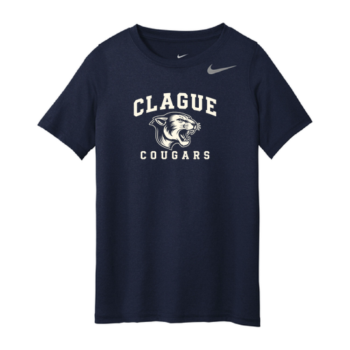 Youth Nike Team Rlegend Dri-Fit Tee -- College Navy
