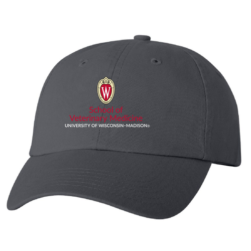 Valucap Bio-Washed Unstructured Hat -- Charcoal