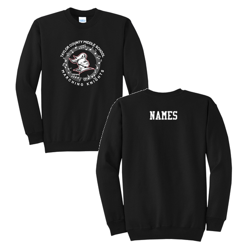 Port and Company Classic Crewneck Sweatshirt -- Jet Black