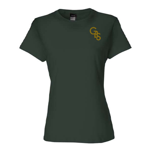 Hanes Ladies Perfect-T Cotton T-Shirt -- Deep Forest