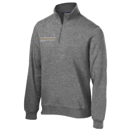 Sport Tek Quarter Zip Sweatshirt -- Vintage Heather