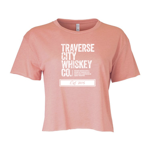 Next Level Festival Women's Cali Crop -- Desert Pink