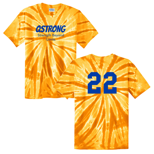 Port and Company Tie Dye Tee -- Gold