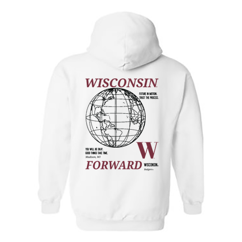 Gildan Heavy Blend Hooded Sweatshirt -- White